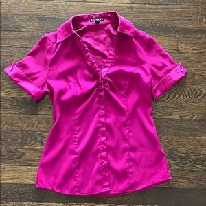 Express short sleeve button down